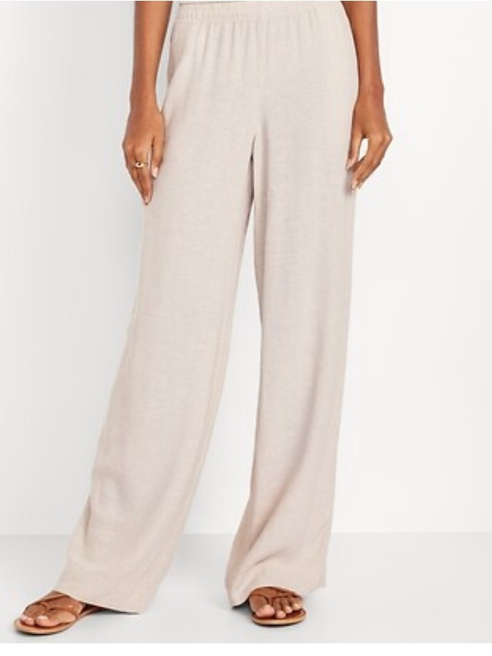 Old Navy Wide Leg Linen Pants